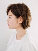 美髪/大人かわいい/こなれミディ/サンドベージュ[千歳船橋]