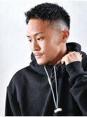 ツーブロックアップバングショート