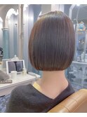 小顔ナチュラルボブ ココアベージュ【久保田夢美】横浜