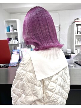 ディーカヘアーセンダイ(Di KA HAIR sendai) pinky/ピンクカラー/ピンクラベンダー/ブリーチ/ケアブリーチ