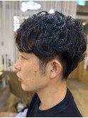 20代30代40代にオススメ  メンズスパイラルパーマスタイル/柏