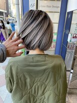 タオ 河原町(Tao) ボブとバレイヤージュ