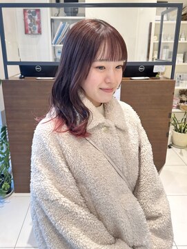 バサ 江古田店(BASSA) 【ピンク】エンドカラー、毛先カラー