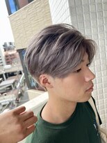 リグ 横浜(Lig.)&nbsp;メンズハイトーングレージュカラー刈り上げマッシュショート