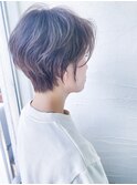 神戸で叶う クセを活かした大人丸みショートby柴立