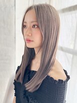 ビアンコ(bianco produce by L'Aube) 扱いやすさ抜群!ハイトーンベージュのナチュラルロング