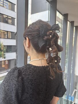 エアー 銀座タワー(AIR) 結婚式お呼ばれヘア