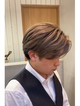 メンズバイココテラス 豊中(men's by cocoterace) バレイヤージュ/デザインカラー/メンズカット/ブリーチ