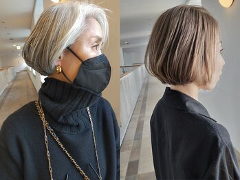 ビュートリアム 神戸(BEAUTRIUM)の写真/繰り返す根元のカラー。ダメージや地肌のことを考えながらライフスタイルに寄り添った仕上がりをご提案！