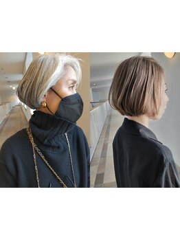 繰り返す根元のカラー。ダメージや地肌のことを考えながらライフスタイルに寄り添った仕上がりをご提案！