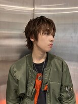 パーマ風スタイリング