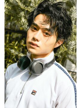 ラレイ ハラジュク(Lalei harajuku) 【白石】メンズカット短髪韓国へアセンターパートショート原宿