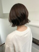 原宿ブリーチなしダブルカラーミルクティーベージュミディアム