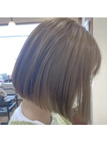 ギルド(Guild) 顎ラインボブ×透明感ベージュ