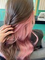 コードライン 富士宮店(CODE.LINE) 柔らかいピンク(*^^*)ブリーチ2回以上してます!