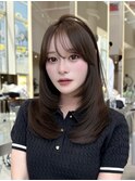 MINX鈴木マユウ レイヤーカット 栗色