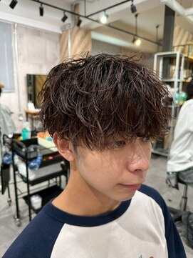 ビカムメンズヘアー 栄店(become men's hair) 波巻きパーマ/波巻きツイスパ