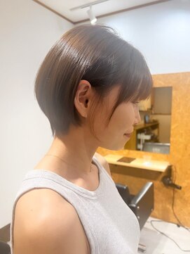 リシェア(re.share) ショートボブ/マッシュショート/オリーブベージュ