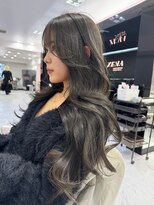 ジェム リット(GEM lit) 大人気のオリーブベージュに☆ハッシュレイヤーカット