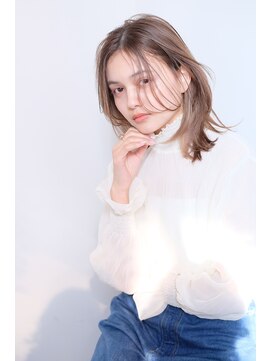 キイ ギンザ(k.e.y GINZA) 大人ミディアムヘア