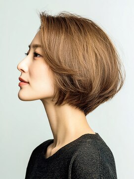 シキサロン 仙台(siki.salon) 仙台/髪質改善/シルキーベージュ☆フェザーショートマッシュボブ