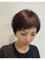 ウィロー(WILLOW)&nbsp;【WILLOW京橋】オン眉アシメバングショート(中原由貴)