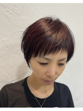 ウィロー(WILLOW) 【WILLOW京橋】オン眉アシメバングショート(中原由貴)