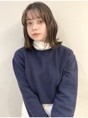 結べるボブ　外ハネボブ　ミディアムボブ　アレンジ　小顔　青山