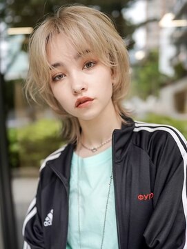 ギークス(GEEKS) 【GEEKS渋谷】シャギーボブ/ハッシュカット/ウルフ/ミルクティー