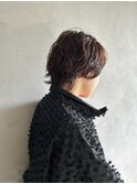 くせ毛風ショート