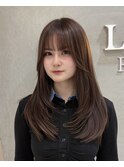 ◎イメチェン前髪ピンクベージュ似合わせカット髪質改善レイヤー