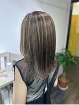 ニュースアオヤマ 新潟(news aoyama) ハイライト/ケアブリーチ/髪質改善/新潟