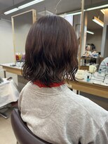 ラーム 出雲朝倉店(rame)&nbsp;ピンクブラウン×デジタルパーマ