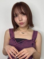 カーム(calm) ダークパープル/ナチュラルショート/ミルクブラウン/夏/鹿島田