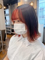 hyon myon/RISEbyREVO 綾瀬店【ヒョンミョン】&nbsp;ハッシュカット/デザインカラー/グレージュ[綾瀬駅/韓国ヘア]