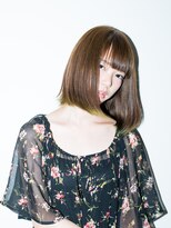 ヘア サロン イエロー(hair salon YELLOW)&nbsp;『YELLOW』裾カラーbob