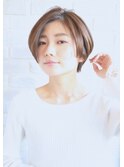 なめらか質感！大人かわいいショートボブ