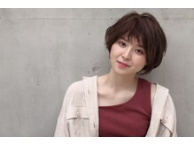 【こなれショート】×【質感パーマ】