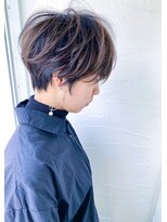 ムーンジェジェ(moon jeje)&nbsp;骨格補正カットで自在♪抜け感ニュアンス大人ショートby柴立