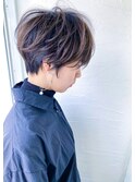 骨格補正カットで自在♪抜け感ニュアンス大人ショートby柴立