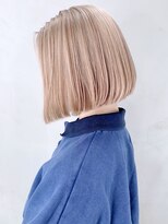 アルバム 銀座(ALBUM GINZA)&nbsp;ブロンドベージュ_マロンベージュAラインボブ_ba324251