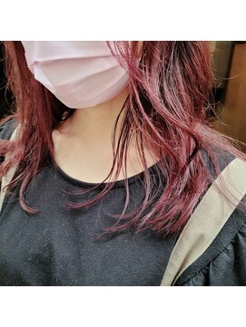 ネオリーブルカ 御茶ノ水店(Neolive Luca) "ブリーチ無し"で実現"ピンクカラー"