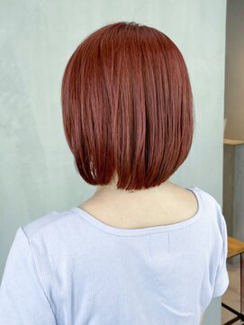 アイティーバイアルバム 松戸店(IT by ALBUM) ピンクブラウン_くびれヘアビタミンカラー_ba340622