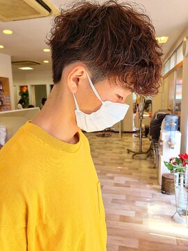 リップソウル(RIP SOUL) 《RIP SOUL》波巻きパーマ 前下がりマッシュ