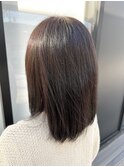 大人可愛い20代30代40代ブラウンベージュアッシュボブ