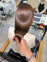 トレス(TRESS)&nbsp;シアーカラー　髪質改善トリートメント　ブラウンベージュ