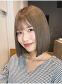 ぱっつんボブ_インナーグレージュマチルダボブ_9504