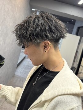 アンディ 御堂筋なんば店(ANDY) 波巻きパーマツイストパーマスパイラルパーマメンズツーブロック