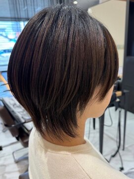 グランデュール 東静岡池田店(GRANDEUR) 大人マッシュショート丸みショート黒髪ショートベリーショート