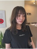 顔まわりレイヤースタイル